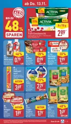 Gazetka promocyjna Aldi Nord - Von Montag - Gazetka - ważna od 15.11 do 15.11.2025 - strona 29 - produkty: activia, auer, baguette, butter, cerealien, Dany, flasche, frucht, gin, ilag, Käse, kerrygold, knoblauch, kräuter, kräuterbutter, Loose, meggle, milch, Müller, müllermilch, natur, Popp, pudding, quäse, sahne, salat, Sauermilchkäse, Spezi, St. Mang, Ti, weichkäse, wurst, ZTE, zucker