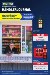 Gazetka promocyjna Metro - Händler Journal - Gazetka - ważna od 29.01 do 29.01.2025 - strona 1 - produkty: coca-cola, cola, eis, elle, flasche, Germ, getränk, getränke, jägermeister, kräuter, kräuterlikör, likör, Meister, Metro, metro gastro, Palette, sattel, Ti