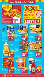 Gazetka promocyjna Aldi Nord - Von Montag - Gazetka - ważna od 13.04 do 13.04.2024 - strona 10 - produkty: aldi, almare, angebot, angebote, aus der tiefkühlung, beutel, braten, bratwurst, brustfilet, chicken nuggets, curry, dip, eis, elle, filet, filets, fisch, flasche, Fondue, Frittieröl, gin, heinz, Holz, ideal zum braten, ketchup, lachs, mayonnaise, mikrowelle, mondelez, nuggets, obst, reis, rostbratwurst, sauce, snack, stieleis, thunfisch, Ti, Tiere, wurst, Yo, ZTE