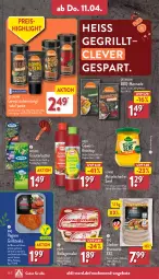 Gazetka promocyjna Aldi Nord - Von Montag - Gazetka - ważna od 13.04 do 13.04.2024 - strona 28 - produkty: aldi, angebot, angebote, beutel, braten, bratwurst, butter, eis, elle, erbsen, flasche, gewürz, gewürzketchup, grill, Hela, ilag, ketchup, kräuter, kräuterbutter, Kühne, marinade, meggle, Popp, reis, salat, salz, senf, steak, steaks, teller, Ti, wurst