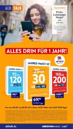 Gazetka promocyjna Aldi Nord - Von Montag - Gazetka - ważna od 13.04 do 13.04.2024 - strona 39 - produkty: aldi, aldi talk, Bau, buch, eis, Germ, hardware, LG, medion, Rauch, reis, ring, rwe, Ti, usb, Yo, ZTE