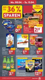 Gazetka promocyjna Aldi Nord - Von Montag - Gazetka - ważna od 13.04 do 13.04.2024 - strona 7 - produkty: Becher, biscotto, butter, creme, die ofenfrische, Dr. Oetker, eis, ferrero, Finish, flasche, frucht, gin, ingwer, karamell, milch, milch-schnitte, mövenpick, obst, Ofen, pudding, reis, saft, schnitten, Spezi, spülmaschinen, Ti, tradizionale, waffeln, ZTE