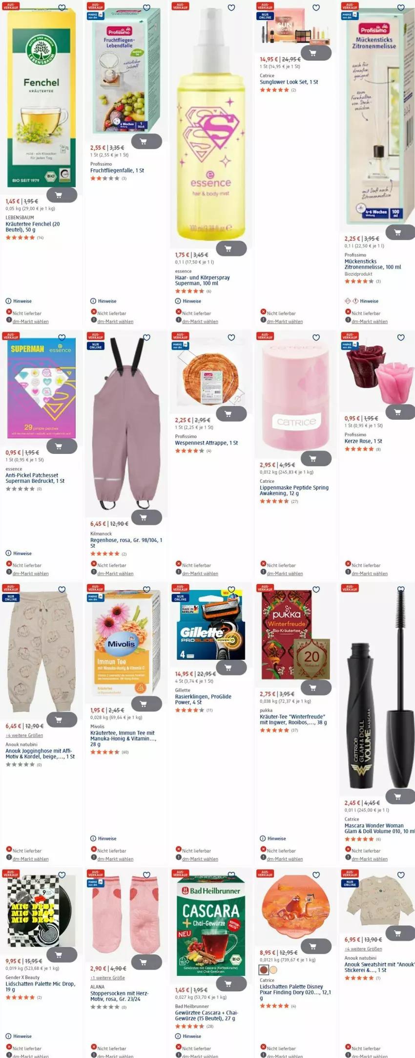 Aktueller Prospekt Dm Drogerie - Prospekte - von 16.06 bis 25.06.2025 - strona 22 - produkty: akku, Bad, Bau, beutel, bio, disney, eis, fenchel, frucht, gewürz, gillette, gin, honig, hose, ingwer, Jogginghose, kerze, Körperspray, kräuter, Liege, Mascara, Maske, nuk, Palette, penne, Profissimo, Rasierklinge, rasierklingen, ring, shirt, sim, socken, Sweatshirt, tee, Ti, topper, vita, zitrone, zitronen, ZTE