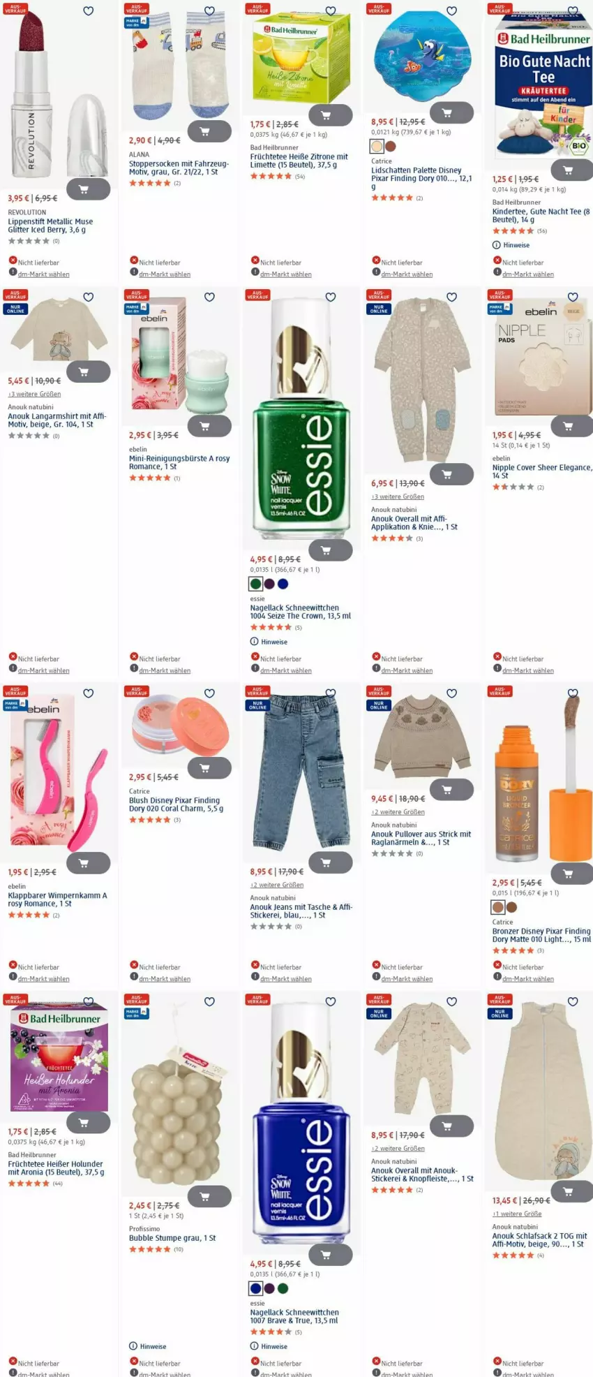 Aktueller Prospekt Dm Drogerie - Prospekte - von 16.06 bis 25.06.2025 - strona 23 - produkty: Bad, beutel, bio, bürste, Coral, disney, eis, früchte, Früchtetee, holunder, jeans, Kinder, kräuter, lack, Langarmshirt, limette, Lippenstift, Mett, Nagellack, Overall, Palette, Profissimo, Pullover, Reinigung, reinigungsbürste, sac, schlafsack, shirt, sim, socken, Tasche, tee, Ti, topper, zitrone