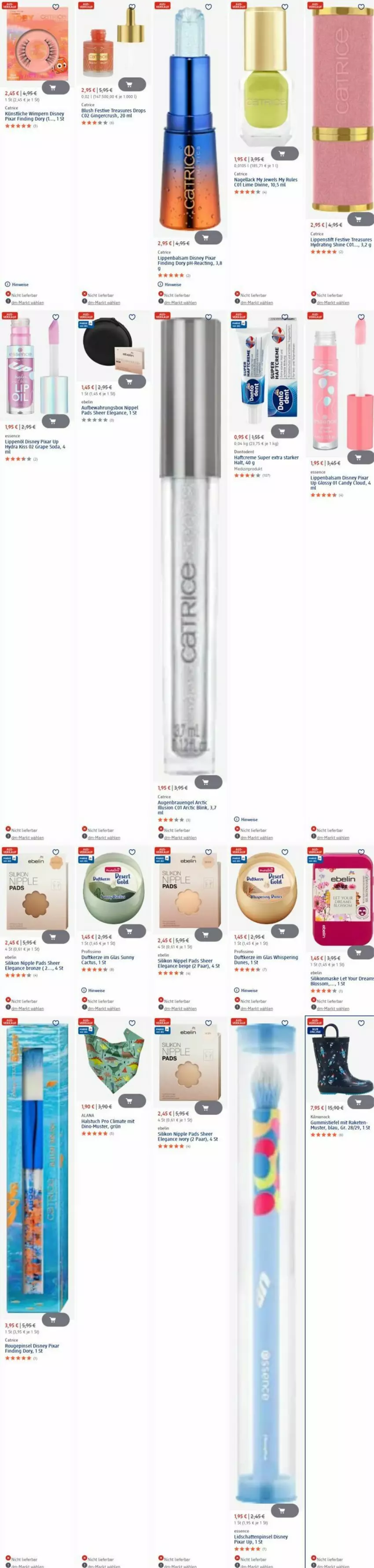 Aktueller Prospekt Dm Drogerie - Prospekte - von 16.06 bis 25.06.2025 - strona 26 - produkty: balsam, creme, disney, Duftkerze, eis, Engel, Haftcreme, kerze, lack, Lippenbalsam, Lippenstift, Maske, Nagellack, Pinsel, Profissimo, Raketen, Ria, ring, rouge, rwe, sim, Soda, Ti, tuc, uhu, Wels, Yo