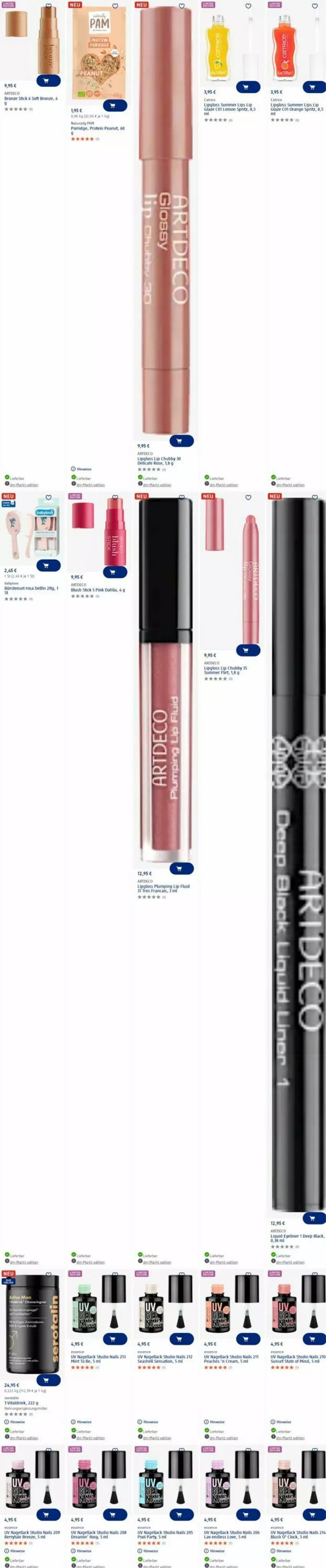 Aktueller Prospekt Dm Drogerie - Prospekte - von 16.06 bis 25.06.2025 - strona 5 - produkty: deo, eis, lack, LG, Lipgloss, Nagellack, orange, pool, tee, Ti