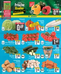 Gazetka promocyjna E Center - Angebote der Woche - Gazetka - ważna od 15.07 do 15.07.2023 - strona 7 - produkty: Abtei, Astra, beutel, bier, bio, bio-zucchini, braun, champignon, champignons, champignons braun, deka, eis, eisbergsalat, ente, fleisch, frucht, Frühkartoffeln, Garten, kartoffel, kartoffeln, lebensmittel, mini-rispentomaten, möhren, obst, paprika, petersilie, reis, Rettich, ring, rispentomaten, rosen, salat, speisefrühkartoffeln, speyer, spinat, Stiegl, super-knüller, Ti, tomate, tomaten, topf, wagner, Wild, zucchini