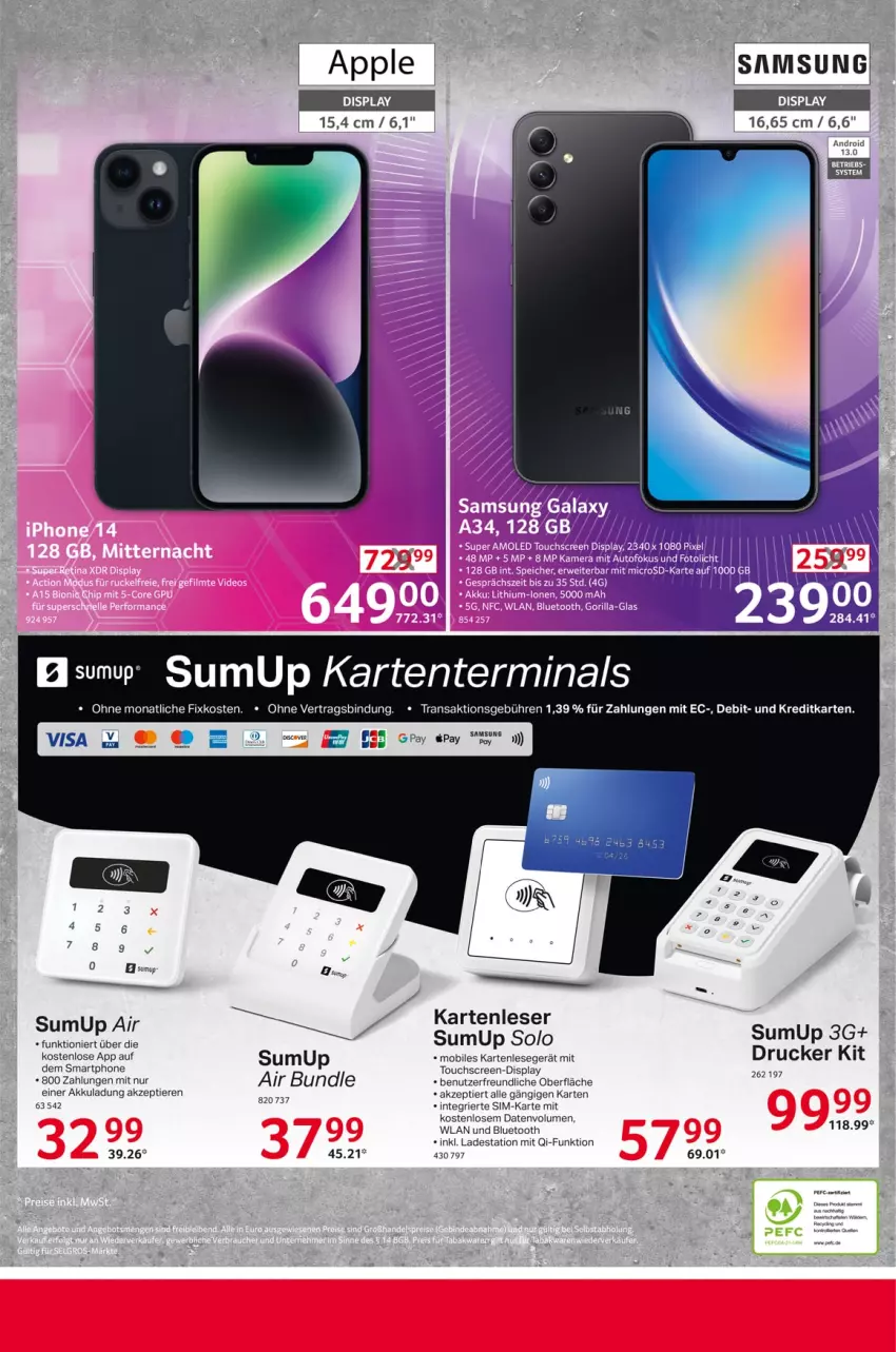 Aktueller Prospekt Selgros - Non Food - von 25.01 bis 31.01.2024 - strona 24 - produkty: akku, Apple, drucker, ente, Samsung, sim, smartphone, tee, Ti, Tiere, touchscreen