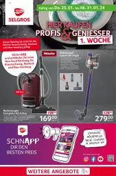 Gazetka promocyjna Selgros - Non Food - Gazetka - ważna od 31.01 do 31.01.2024 - strona 1 - produkty: adapter, angebot, angebote, bodensauger, braun, bürste, Cien, coupon, coupons, decke, eis, Elektro, ente, erde, LG, reis, Teleskop, Ti, wandhalterung