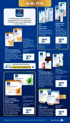 Gazetka promocyjna AldiSud - IN ZWEI WOCHEN - Gazetka - ważna od 30.12 do 30.12.2023 - strona 21 - produkty: aldi, Apotheke, beutel, bio, creme, Echinacea, eis, Gesundheit, hyaluron, ilag, Kinder, kosmetik, Kraut, leine, medizinprodukt, natur, Panthenol, reis, saft, tablet, tablett, Tablette, Ti, vita, vitalis, Vitamin C, Vitamin D, Vitamine, ZTE