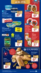 Gazetka promocyjna AldiSud - IN ZWEI WOCHEN - Gazetka - ważna od 30.12 do 30.12.2023 - strona 3 - produkty: aldi, auer, backofen, backwaren, baguette, brot, ciabatta, cin, creme, eis, elle, Fondue, frischkäse, geback, grill, hirtenkäse, HP, Käse, kirsch, kräuter, LG, mandel, mandeln, Meister, milka, milkana, mozzarella, natur, Ofen, olive, oliven, olivenöl, paprika, reis, rel, Ria, Schal, Schale, Schmelzkäse, schmelzkäsezubereitung, teller, Ti, Weizenbrot, würfel