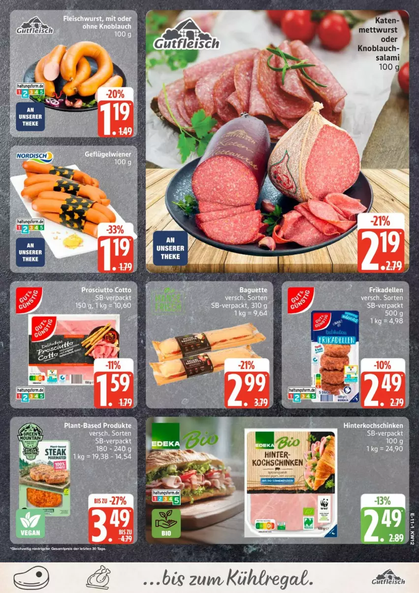 Aktueller Prospekt Edeka - Prospekte - von 16.03 bis 21.03.2026 - strona 13 - produkty: knoblauch, kochschinken, Mett, mettwurst, salami, schinken, wurst