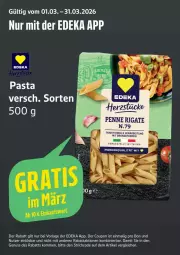 Gazetka promocyjna Edeka - Prospekte - Gazetka - ważna od 21.03 do 21.03.2026 - strona 9 - produkty: coupon, deka, elle, nuss, penne, penne rigate, Ti