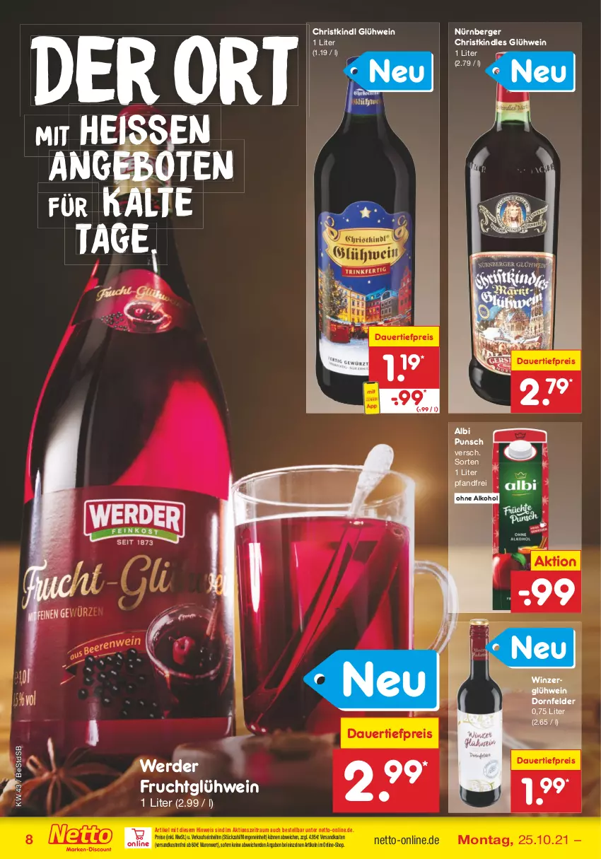 Aktueller Prospekt Netto Marken-Discount - Filial Angebote - von 25.10 bis 30.10.2021 - strona 8