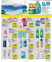 Gazetka promocyjna Diska - Prospekte - Gazetka - ważna od 08.10 do 08.10.2022 - strona 9 - produkty: apfel, bio, biozidprodukte, Blüte, cottonelle, creme, dusche, elle, elnett, feinwaschmittel, flasche, garnier, geschirr, geschirrspülmittel, gin, gsw, haarspray, kraft, l'oreal, minze, mizellen, mundspülung, nivea, Odol, Odol-med 3, persil, perwoll, pflegedusche, Rauch, reiniger, Reinigung, rwe, sagrotan, shampoo, sprühflasche, spülmittel, spülung, Ti, tücher, vollwaschmittel, waschmittel, wasser, wc frisch, WC Frisch Kraft Aktiv, weck, zahncreme