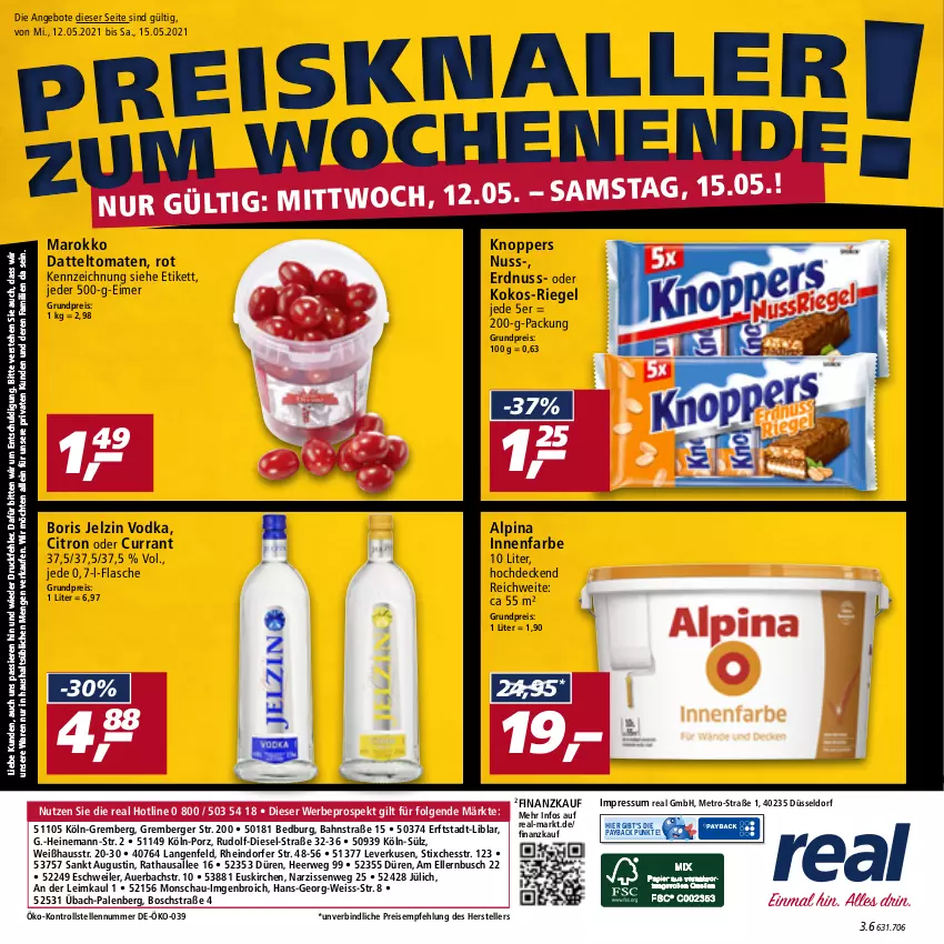 Aktueller Prospekt Real - Real Handzettel - von 10.05 bis 15.05.2021 - strona 56