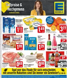 Gazetka promocyjna Edeka - Prospekte - Gazetka - ważna od 10.02 do 10.02.2024 - strona 1 - produkty: alkohol, Becher, beutel, butter, coca-cola, cola, De Cecco, deka, ecco, fanta, flammkuchen, flasche, frucht, fruchtsecco, haltbare milch, hartweizen, kuchen, lamm, landliebe, mac, milch, navelina, orange, orangen, pasta, rotkäppchen, schwein, schweine, Streichzart, Ti, weihenstephan, wein, weine, Weißwurst, wurst