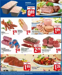 Gazetka promocyjna Edeka - Prospekte - Gazetka - ważna od 10.02 do 10.02.2024 - strona 15 - produkty: beef, bier, bierschinken, houdek, jungbullen, kabanos, leberwurst, mac, Mett, mettwurst, obst, Obst und Gemüse, rind, roastbeef, schinken, steak, Ti, und gemüse, wurst, zwiebel, zwiebelmettwurst