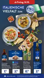 Gazetka promocyjna AldiSud - NÄCHSTE WOCHE - Gazetka - ważna od 15.10 do 15.10.2022 - strona 32 - produkty: aldi, aqua, cin, eis, ente, fisch, fische, Fischer, flasche, Kalbsleber, kirsch, kräuter, natives olivenöl, olive, oliven, olivenöl, olivenöl extra, reis, rosmarin, sauce, Schere, schnitten, Ti, tomate, tomaten, tomatensauce