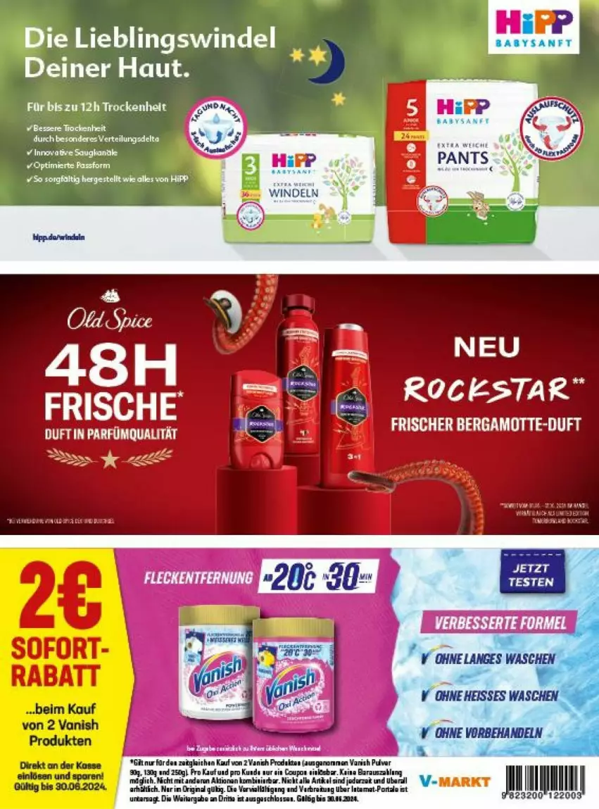 Aktueller Prospekt Vmarkt - Prospekte - von 12.06 bis 26.06.2024 - strona 51 - produkty: eis, Elan, gsw, HP, Old Spice, Ti