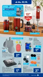 Gazetka promocyjna AldiSud - IN ZWEI WOCHEN - Gazetka - ważna od 07.10 do 07.10.2023 - strona 7 - produkty: aldi, alle artikel ohne dekoration, ambia, dekoration, dell, edelstahl, eis, elle, geschirr, gin, kaffee, Kaffeemühle, kraft, küche, Küchen, Küchenhelfer, Mantel, mikrofaser, milch, milchaufschäumer, Mixer, Mode, obst, Optiwisch, pfanne, pfannen, reiniger, reis, schneidebrett, schnitten, spülmaschinen, stabmixer, Ti, tisch, und pfanne, ZTE