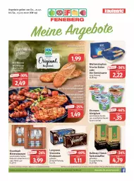 Gazetka promocyjna Feneberg - Prospekte - Gazetka - ważna od 23.07 do 23.07.2022 - strona 1 - produkty: almighur, almighurt, Alwa, angebot, angebote, baguette, Becher, beutel, bio, butter, dallmayr, dessert, ehrmann, ehrmann almighurt, eis, elle, flasche, kaffee, krumbach, langnese, lebensmittel, mineralwasser, reis, rum, schwein, schweine, steak, Streichzart, Ti, viennetta, wasser, weihenstephan, wein, weine, würstchen, ZTE