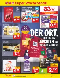 Gazetka promocyjna Netto Marken-Discount - Filial-Angebote - Gazetka - ważna od 05.11 do 05.11.2022 - strona 38 - produkty: bestpreis, beutel, duplo, Edelmarzipan, eis, ferrero, Ferrero Rocher, Kinder, kinder riegel, Kugel, Leuchte, leuchten, lindor, lindt, Lübecker, marzipan, milka, milka schokolade, ndk, reis, riegel, ritter, ritter sport, schoko, schokolade, Sport, Ti, Tiere, usb