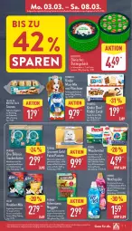 Gazetka promocyjna Aldi Nord - Von Montag - Gazetka - ważna od 08.03 do 08.03.2025 - strona 7 - produkty: adventuros, alleinfuttermittel, angebot, angebote, beutel, biscotto, butter, eier, elle, felix, ferrero, flasche, gin, gourmet gold, Kinder, Kinder Maxi, kraft, lamm, mac, nuggets, pastete, persil, persil waschmittel, Plüsch, purina, rind, Schmuck, schwein, tee, teller, Ti, trockenfutter, vernel, waschmittel, weichspüler, wein, Wild, Wildschwein, ZTE, zucker