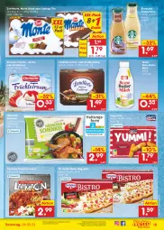 Gazetka promocyjna Netto Marken-Discount - Filial-Angebote - Gazetka - ważna od 04.03 do 04.03.2023 - strona 19 - produkty: angebot, baguette, baguettes, bestpreis, Bistro Baguette, butter, cin, Dr. Oetker, ehrmann, eis, früchte, gewürz, Grießpudding, Grießtraum, hähnchen-schenkel, henkel, landliebe, mac, milch, monte, Müller, pizza, pudding, reis, sahne, schenkel, snack, starbucks, Ti, vanille, zott, Zott Monte, ZTE