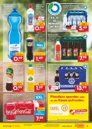 Gazetka promocyjna Netto Marken-Discount - Filial-Angebote - Gazetka - ważna od 04.03 do 04.03.2023 - strona 9 - produkty: alkohol, Alwa, angebot, auer, bestpreis, coca-cola, cola, dauertiefpreis, deit, eis, erfrischungsgetränk, frizzante, fuze tea, getränk, gin, leine, limo, limonade, limonaden, mineralwasser, natur, reis, rel, rwe, Spezi, tee, Ti, tiefpreis, volvic, wasser, ZTE