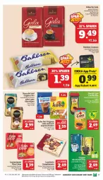 Gazetka promocyjna Marktkauf - Prospekt - Gazetka - ważna od 02.04 do 02.04.2022 - strona 21 - produkty: aktionspreis, Amber, bahlsen, bio, bohne, bohnen, Cap, cappuccino, cin, comtess, coupon, coupons, deka, eduscho, eis, elle, Feine Gebäckmischung, gebäckmischung, gin, kaffee, kakao, kräuter, lambertz, latte, ndk, nuss, reis, tee, Ti