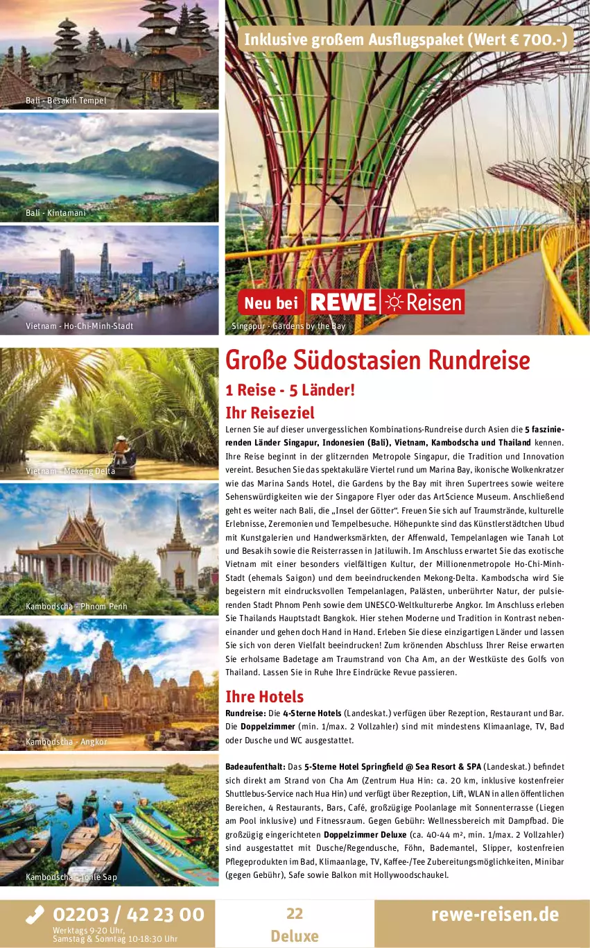 Aktueller Prospekt Rewe Reisen - Reiseprospekt - von 30.01 bis 27.02.2026 - strona 22 - produkty: Bad, Bademantel, Cien, dusche, eier, eis, Elan, elle, ente, gin, hollywoodschaukel, kaffee, Liege, lion, Mantel, Metro, Mode, natur, pool, reis, rel, rezept, ring, rum, Schaukel, slip, Slipper, tee, Ti, tisch, uhr, wellnessbereich