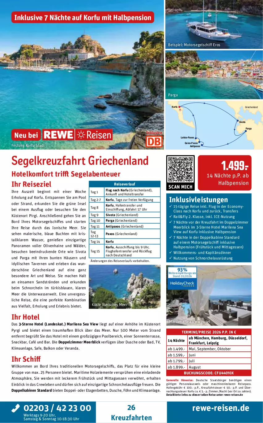 Aktueller Prospekt Rewe Reisen - Reiseprospekt - von 30.01 bis 27.02.2026 - strona 26 - produkty: Bad, bett, Betten, buch, dusche, eis, elle, ente, erde, Etagenbett, gin, Hela, Holz, inklusivleistungen, kreuzfahrten, leine, mac, olive, oliven, Pax, Persona, pool, reis, reiseverlauf, rel, rwe, snack, Ti, uhr, wasser