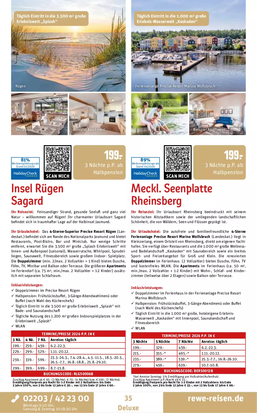 Aktueller Prospekt Rewe Reisen - Reiseprospekt - von 30.01 bis 27.02.2026 - strona 35 - produkty: angebot, auto, Bad, Brei, buch, dell, dusche, eis, Elan, harman, inklusivleistungen, innenpool, Kinder, Kinderzimmer, küche, Küchen, latte, LG, Liege, natur, pool, reis, rwe, Sport, Sprudel, Ti, uhr, wasser, wasserrutsche, Whirlpool