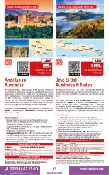 Gazetka promocyjna Rewe Reisen - Reiseprospekt - Gazetka - ważna od 27.02 do 27.02.2026 - strona 15 - produkty: Bad, Bau, buch, decke, deutschsprachige reiseleitung, dusche, eis, Elektro, elle, Garten, grana, inklusivleistungen, pool, Rana, reis, rel, Ti, tisch, uhr, Yo