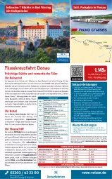 Gazetka promocyjna Rewe Reisen - Reiseprospekt - Gazetka - ważna od 27.02 do 27.02.2026 - strona 25 - produkty: auer, axe, Bad, Bau, bett, Betten, buch, deutschsprachige reiseleitung, dusche, eis, elle, erde, fenster, gin, inklusivleistungen, kaffee, koffer, kreuzfahrten, kuchen, kühlschrank, kurtaxe, Mode, Persona, pool, rama, reis, reiseverlauf, rel, Ria, Schal, Schrank, snack, telefon, Ti, tisch, uhr, wellnessbereich, Whirlpool, ZTE