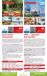 Gazetka promocyjna Rewe Reisen - Reiseprospekt - Gazetka - ważna od 27.02 do 27.02.2026 - strona 34 - produkty: angebot, angebote, auer, auto, axe, Bad, Bademantel, bier, bierspezialitäten, buch, burger, drink, drinks, dusche, eis, elle, ente, Gesundheit, getränk, getränke, gin, inklusivleistungen, innenpool, kakao, Kinder, küche, kuchen, kühlschrank, kurtaxe, leine, LG, mac, Mantel, Mett, perla, pool, reis, Ria, ring, rum, säfte, salz, Schmetterling, Schrank, Spezi, Sprudel, tee, teller, Thea, Ti, uhr, wasser, wein, Weste