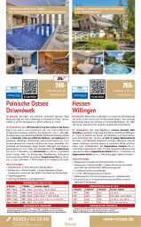 Gazetka promocyjna Rewe Reisen - Reiseprospekt - Gazetka - ważna od 27.02 do 27.02.2026 - strona 36 - produkty: auer, axe, Bad, Bademantel, bett, buch, dusche, eier, eis, ente, espresso, frühbucherpreise, getränk, gutschein, hering, Herings, inklusivleistungen, innenpool, kaffee, kaffeemaschine, Kinder, Kocher, küche, Küchen, kuchen, kühlschrank, kurtaxe, Mantel, natur, nespresso, pool, reis, Ria, ring, rum, rwe, Schrank, Sofa, stube, suppe, Ti, tisch, uhr, wasser, wasserkocher, wellnessbereich, Weste, Whirlpool, ZTE