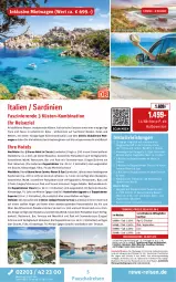 Gazetka promocyjna Rewe Reisen - Reiseprospekt - Gazetka - ważna od 27.02 do 27.02.2026 - strona 5 - produkty: ACC, axe, Bad, buch, Cap, dusche, eis, elle, ente, inklusivleistungen, kühlschrank, landgut, Liege, mab, Mode, natur, pool, pril, rama, reis, rel, rezept, Ria, rum, Schal, schirme, Schrank, telefon, Ti, uhr, wasser, wein, wellnessbereich, Weste, ZTE