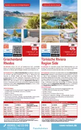 Gazetka promocyjna Rewe Reisen - Reiseprospekt - Gazetka - ważna od 27.02 do 27.02.2026 - strona 8 - produkty: alkohol, alkoholische getränke, Bad, ball, bett, buch, deutschsprachige reiseleitung, eis, elle, ente, getränk, getränke, inklusivleistungen, kaffee, kühlschrank, Liege, pool, pril, reis, Schal, schirme, schnäppchen, Schrank, snack, snacks, tee, Ti, uhr, wasser, wasserrutsche