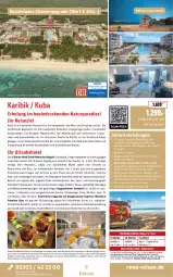 Gazetka promocyjna Rewe Reisen - Reiseprospekt - Gazetka - ważna od 27.02 do 27.02.2026 - strona 9 - produkty: alkohol, alkoholfreie getränke, angebot, Bad, bett, buch, cocktail, deutschsprachige reiseleitung, dusche, eis, elle, ente, erde, Garten, getränk, getränke, gin, inklusivleistungen, LG, Liege, natur, pool, pril, reis, rel, rezept, schirme, snack, snacks, Sport, Ti, uhr, wasser, Yo