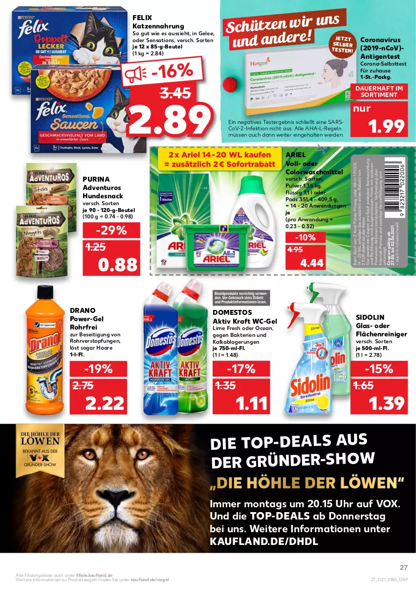 Aktueller Prospekt Kaufland - Gültig vom 27.05.2021 bis 02.06.2021 - von 27.05 bis 02.06.2021 - strona 27