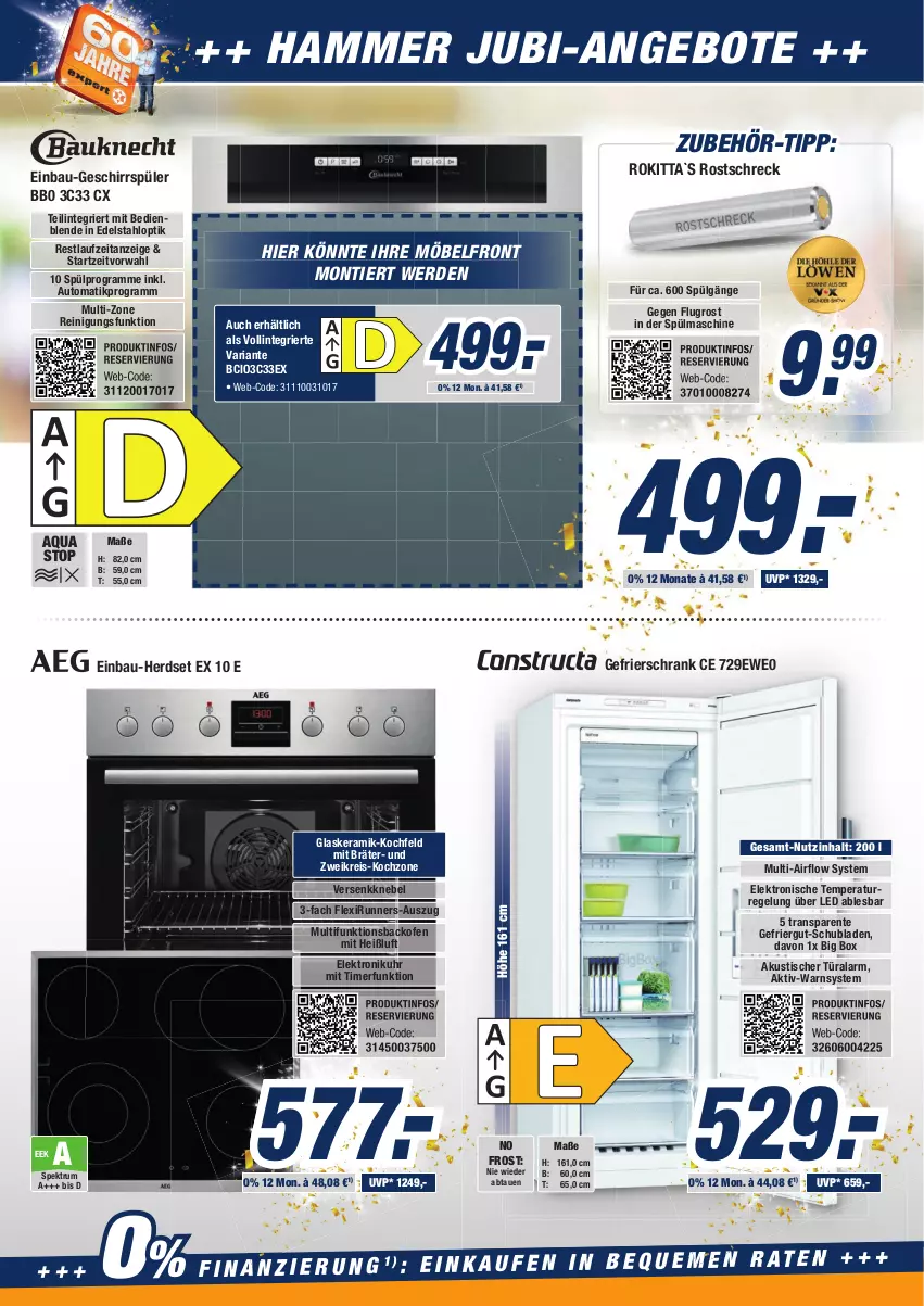 Aktueller Prospekt Expert Aurich - Prospekte - von 25.03 bis 31.03.2022 - strona 2 - produkty: angebot, angebote, aqua, auto, backofen, Bau, edelstahl, einbau-geschirrspüler, einbau-herdset, eis, Elektro, ente, erde, gefrierschrank, geschirr, geschirrspüler, glaskeramik, glaskeramik-kochfeld, herdset, keramik-kochfeld, kochfeld, LG, möbel, Ofen, Reinigung, reis, Ria, rostschreck, rum, Schrank, schubladen, Spektrum, Ti, timer, tisch, uhr