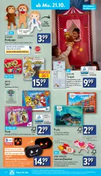 Gazetka promocyjna Aldi Nord - Von Montag - Gazetka - ważna od 26.10 do 26.10.2024 - strona 14 - produkty: aldi, ambia, bambus, bügel, deka, dell, deo, disney, elle, Holz, Kartenspiel, ladekabel, laterne, leuchtmittel, Mattel, Mode, papier, Paw Patrol, Plüsch, Puppe, Puzzle, rel, Ria, spielwaren, Teleskop, Thea, Ti, usb, ZTE