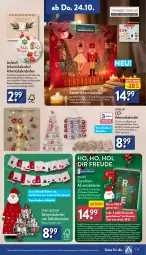 Gazetka promocyjna Aldi Nord - Von Montag - Gazetka - ważna od 26.10 do 26.10.2024 - strona 19 - produkty: Adventskalender, aldi, auer, cin, dell, Elektro, elle, erde, gin, gutschein, gutscheine, kerze, leds, leine, LG, Liege, Mode, rezept, rezepte, Ria, rwe, sac, schoko, schokolade, schokoladen, tee, Teelicht, teelichte, teller, Ti, timer, tisch, usb, ZTE