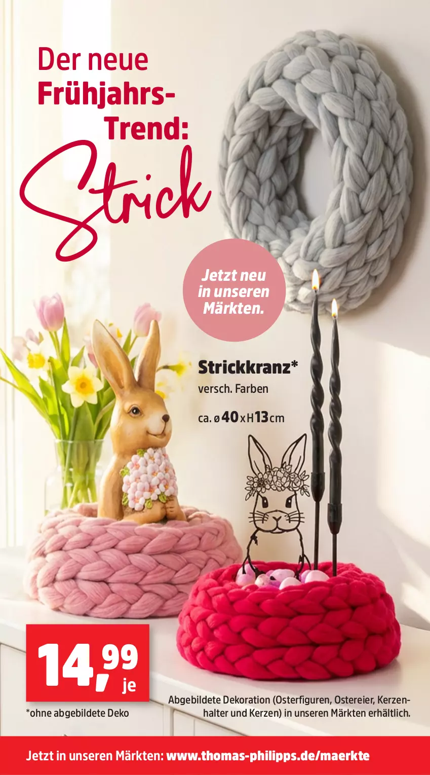 Aktueller Prospekt Thomas Philipps - von 09.02 bis 14.02.2026 - strona 7 - produkty: dekoration, eier, kerze, Kerzenhalter, Kranz, Ti