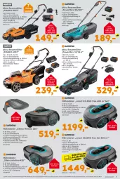 Gazetka promocyjna  - Gazetka - ważna od 17.05 do 17.05.2025 - strona 7 - produkty: akku, Bau, Brei, bürste, bürsten, Draht, gardena, korb, ladegerät, mähroboter, messer, rasen, rasenmäher, schnellladegerät, Ti