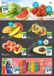 Gazetka promocyjna E Center - Angebote der Woche - Gazetka - ważna od 25.06 do 25.06.2022 - strona 2 - produkty: avocado, avocados, beere, beeren, eis, erdbeere, erdbeeren, fleisch, mango, melone, melonen, Nektar, nektarinen, pfirsich, pfirsiche, pfirsiche oder, rwe, säfte, torte, wasser, wassermelone, wassermelonen