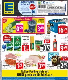 Gazetka promocyjna Edeka - Prospekte - Gazetka - ważna od 19.07 do 19.07.2025 - strona 1 - produkty: angebot, aperitif, aperol, beere, beeren, beutel, buch, coupon, coupons, deka, eimer, elle, ente, erde, flasche, gurke, haltbare milch, hartweizen, heidelbeere, heidelbeeren, korn, leberkäs, LG, milch, papier, pasta, payback, pute, putenbrust, Rauch, schnitzel, steak, steaks, telefon, Ti, tisch, tomate, tomaten