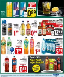Gazetka promocyjna Edeka - Prospekte - Gazetka - ważna od 19.07 do 19.07.2025 - strona 21 - produkty: Alwa, bier, brunnen, deka, drink, eis, eistee, elle, erdinger, flasche, franken brunnen, gin, ginger, lack, mineralwasser, Mio Mio, natur, pepsi, radler, red bull, reis, rel, Schwip Schwap, Sport, Sportdrink, tee, Ti, volvic, wasser, ZTE